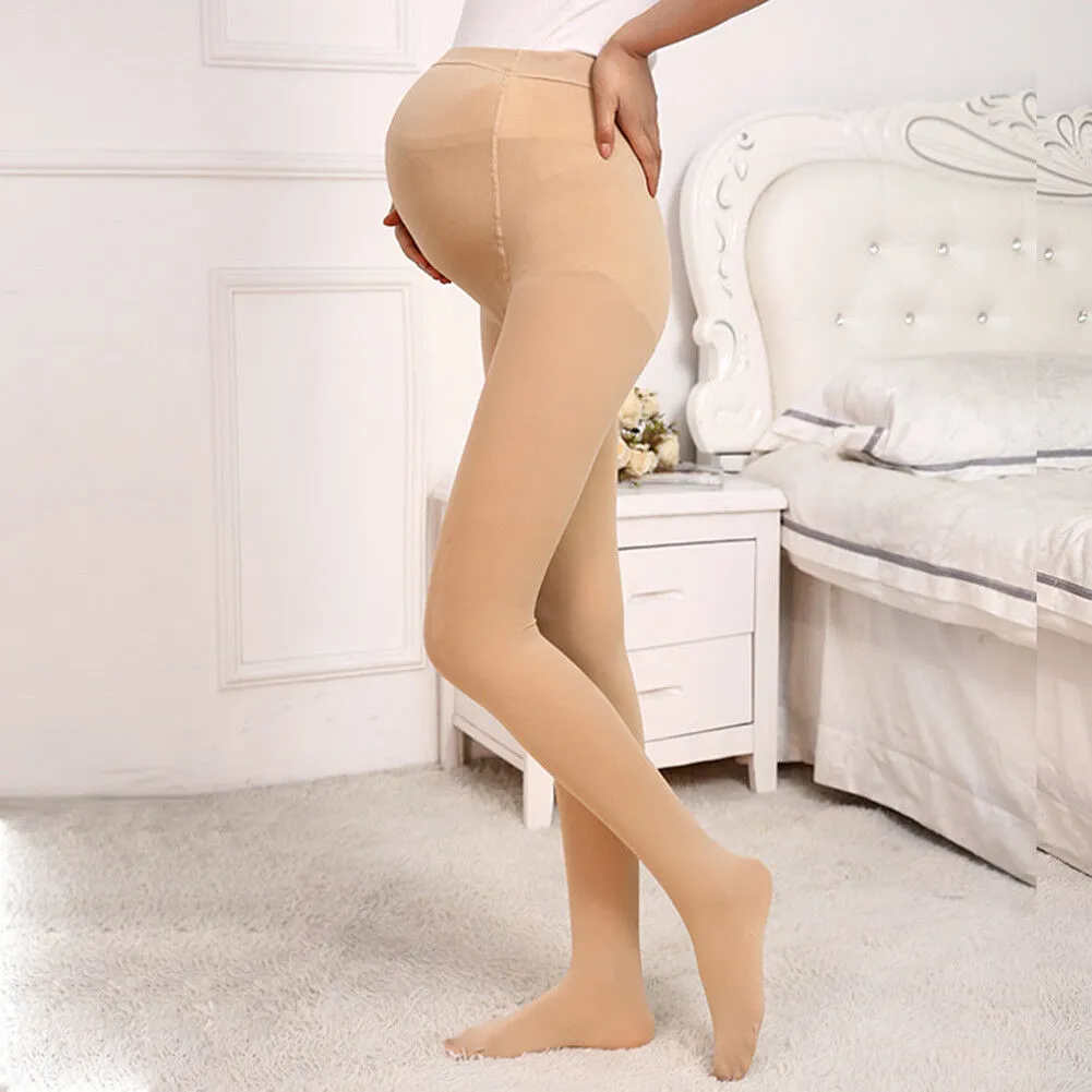 320D Pregnant Women Tights Maternity Stockings Velvet Pantyhose U Shape Support