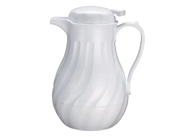 42 Oz White Swirl Carafe