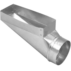 4" x 10" x 4" Register End Boot Galvanized