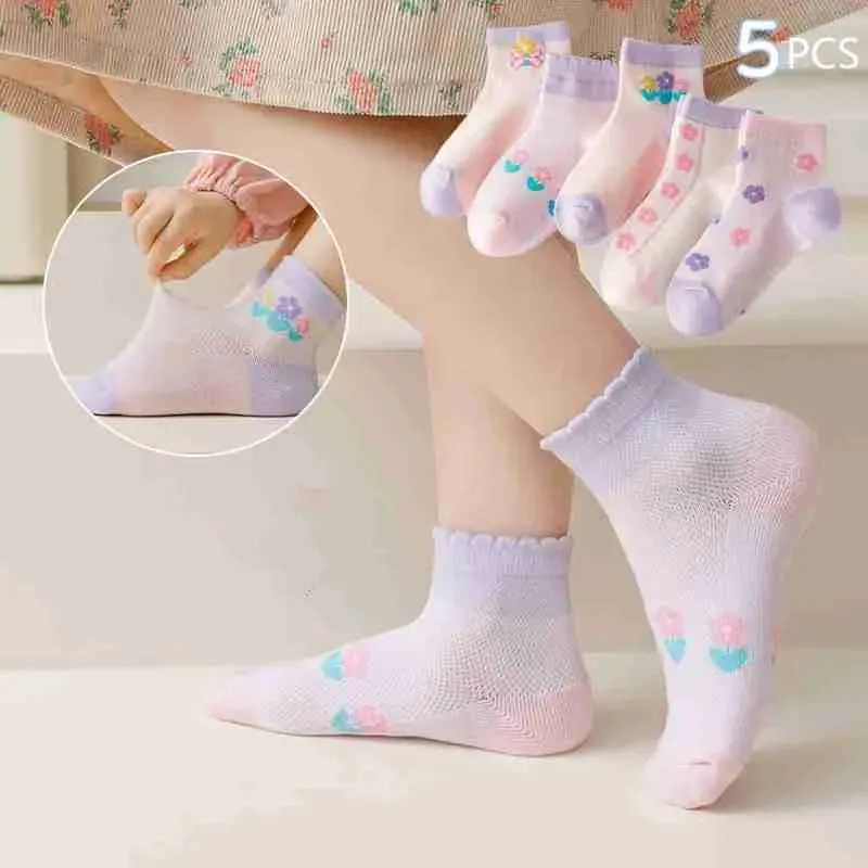 5 PCS Moisture Wicking Kids' Socks