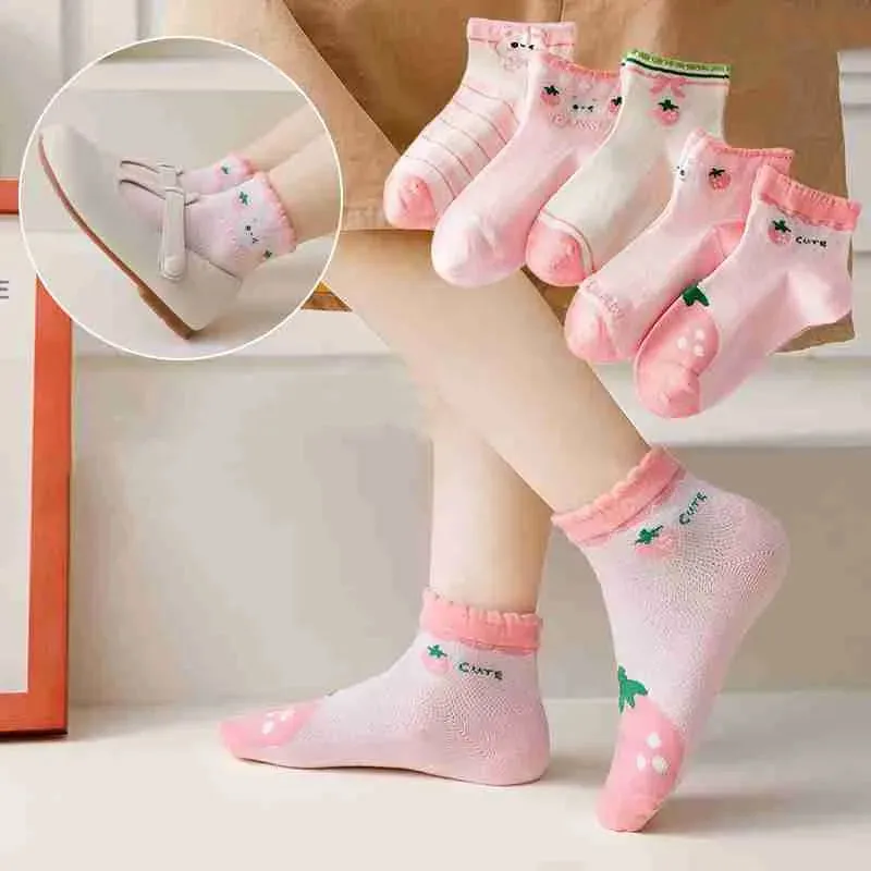 5 PCS Moisture Wicking Kids' Socks