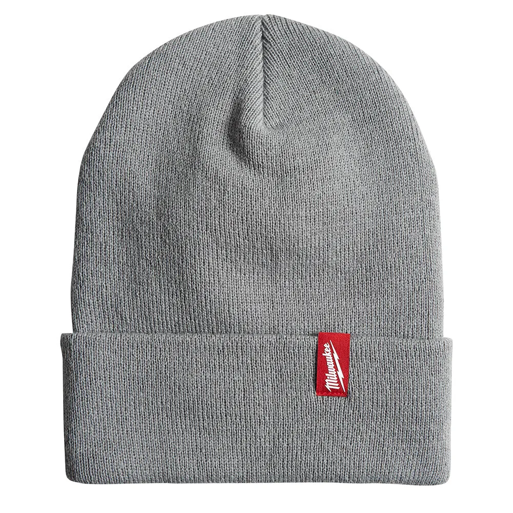 Acrylic Cuffed Beanie - Gray