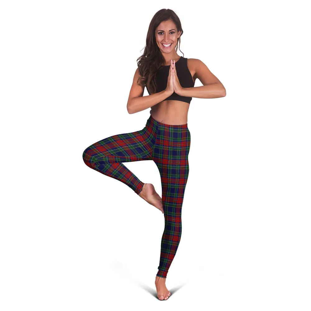 Allison Red Tartan Womens Leggings