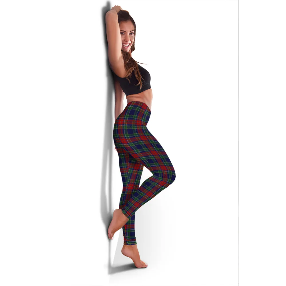 Allison Red Tartan Womens Leggings