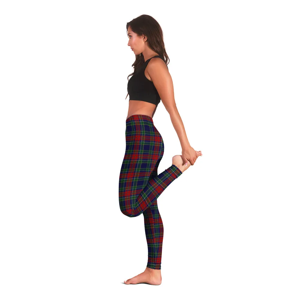 Allison Red Tartan Womens Leggings