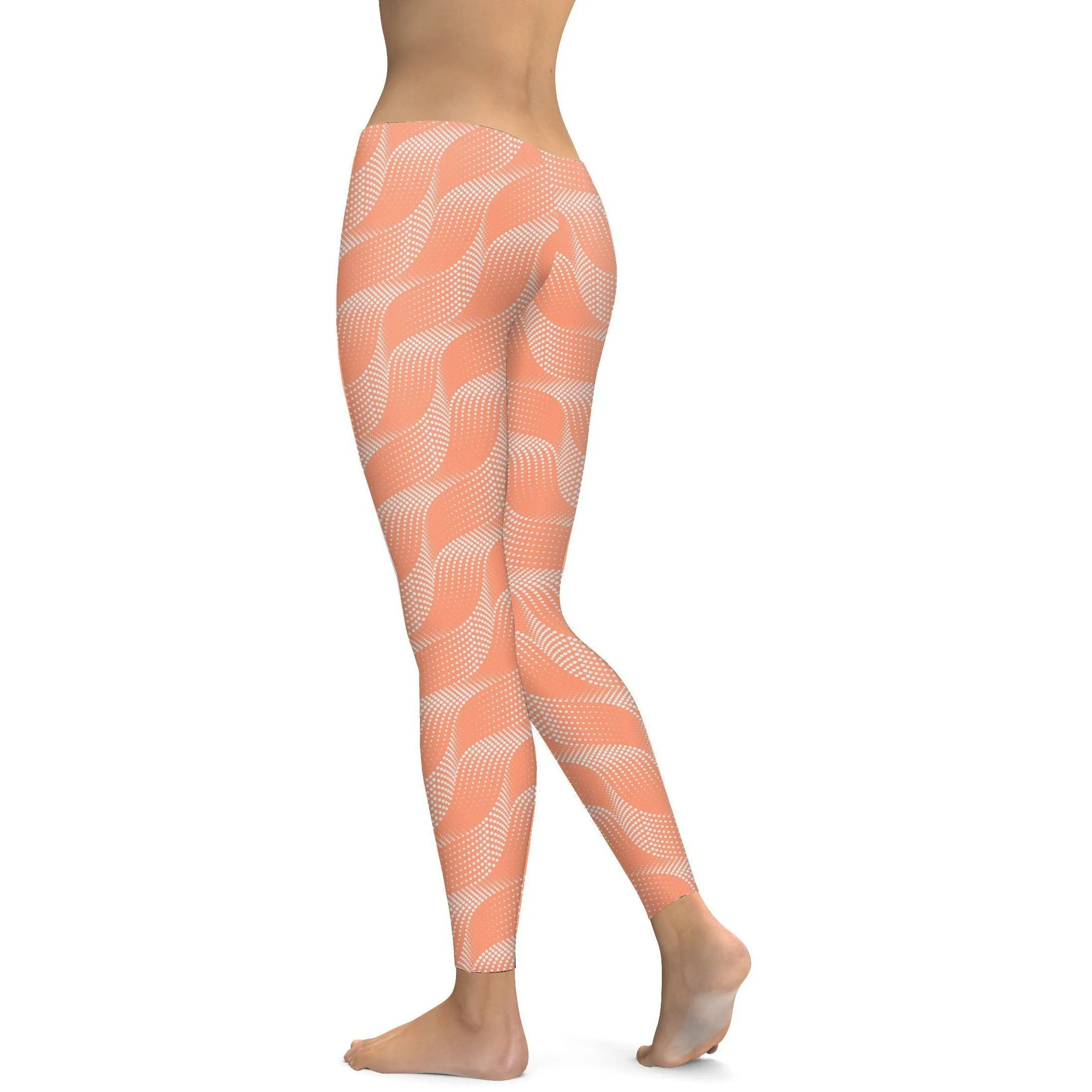 Apricot Wave Leggings