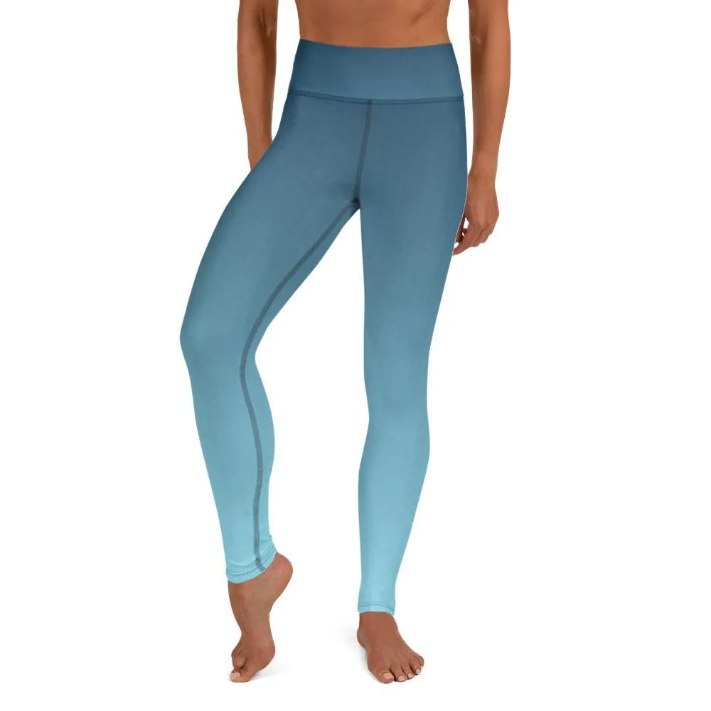 Arctic Sky Ombre High Waist Leggings