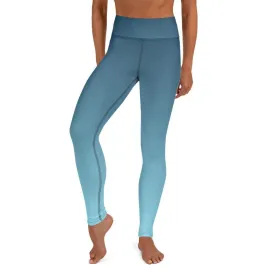 Arctic Sky Ombre High Waist Leggings