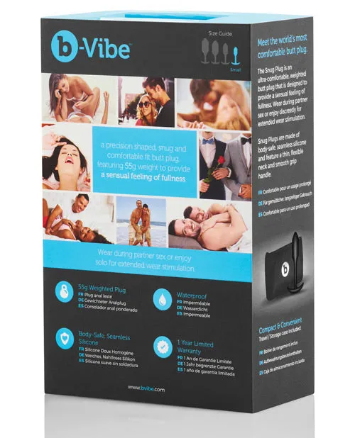 B-Vibe Weighted Snug Plug 1 (55g)