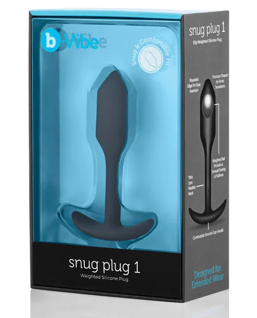 B-Vibe Weighted Snug Plug 1 (55g)