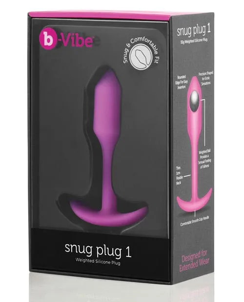 b-Vibe Weighted Snug Plug 1