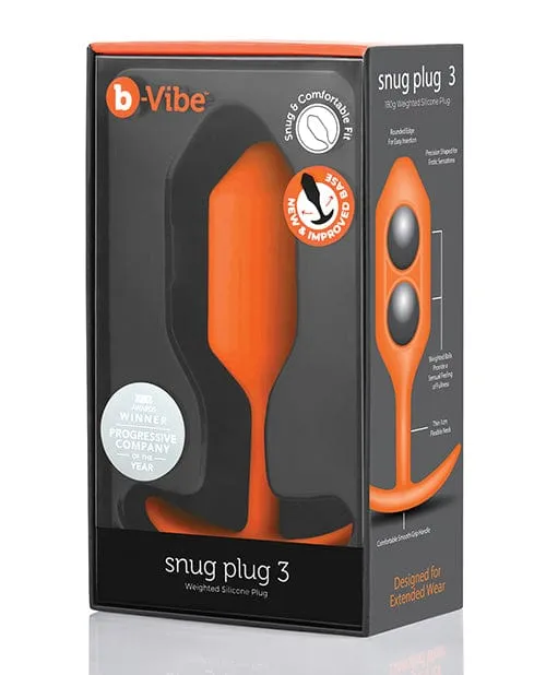 b-Vibe Weighted Snug Plug 3 - 180 G