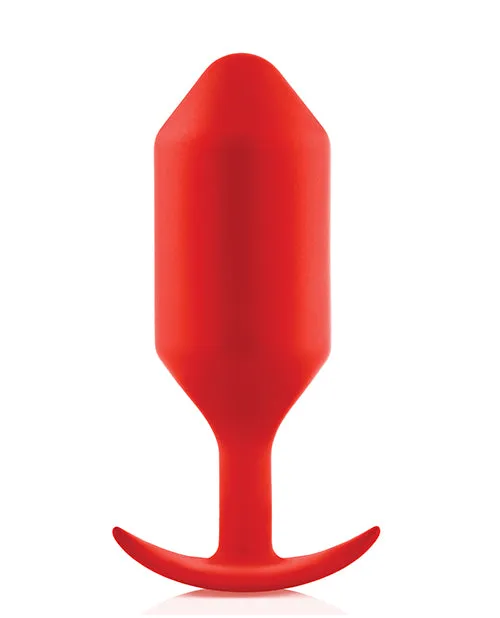 b-Vibe Weighted Snug Plug 6 - 515g - Red