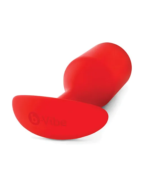 b-Vibe Weighted Snug Plug 6 - 515g - Red