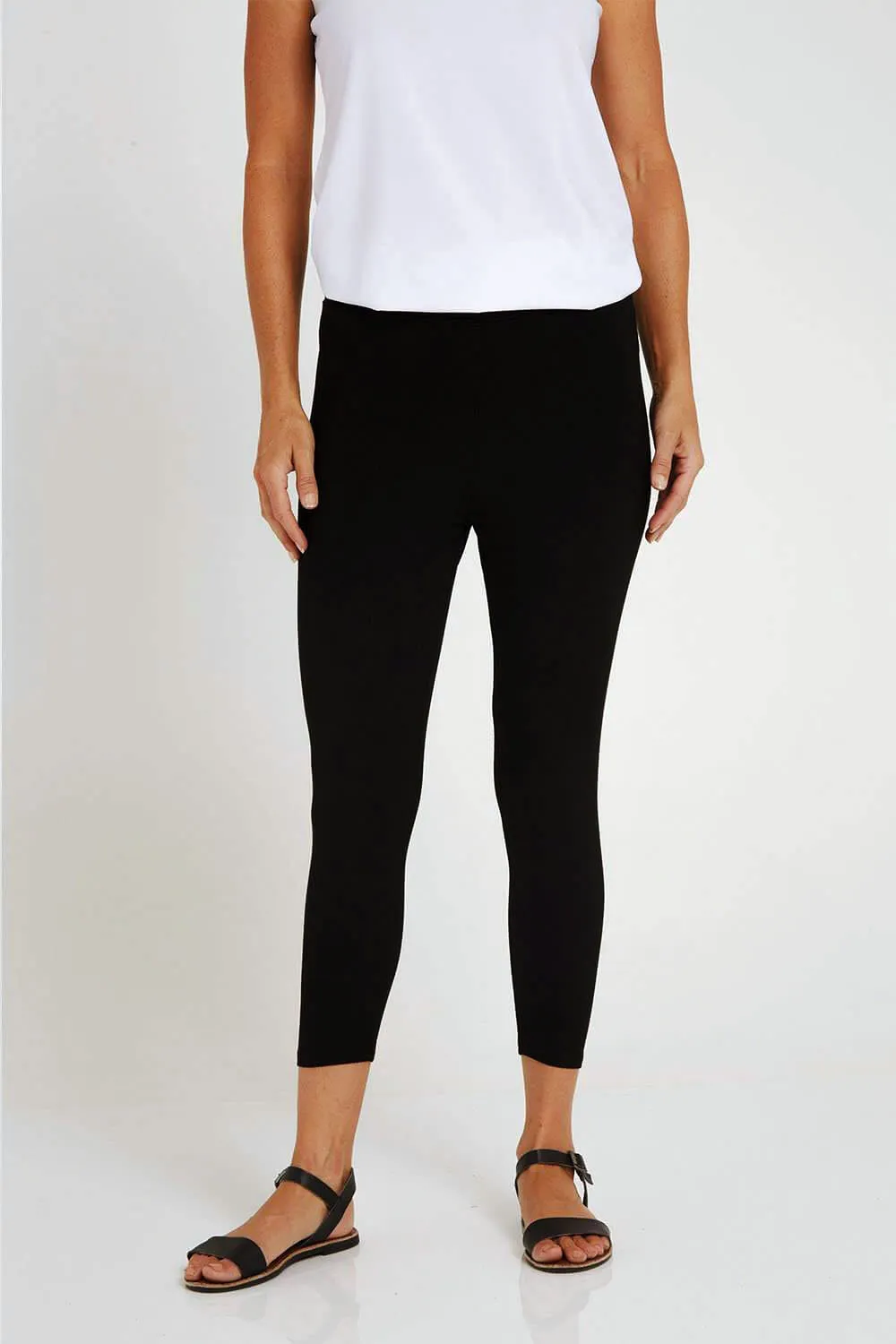 Bamboo 3/4 Leggings - Black