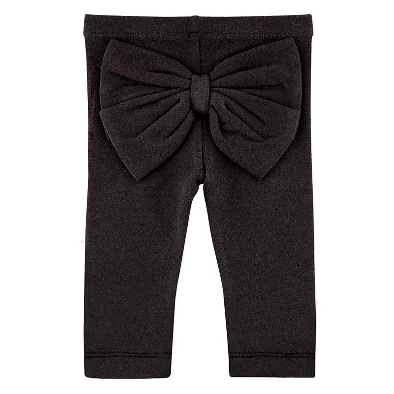 Black Cotton Legging w/Bow on Bum