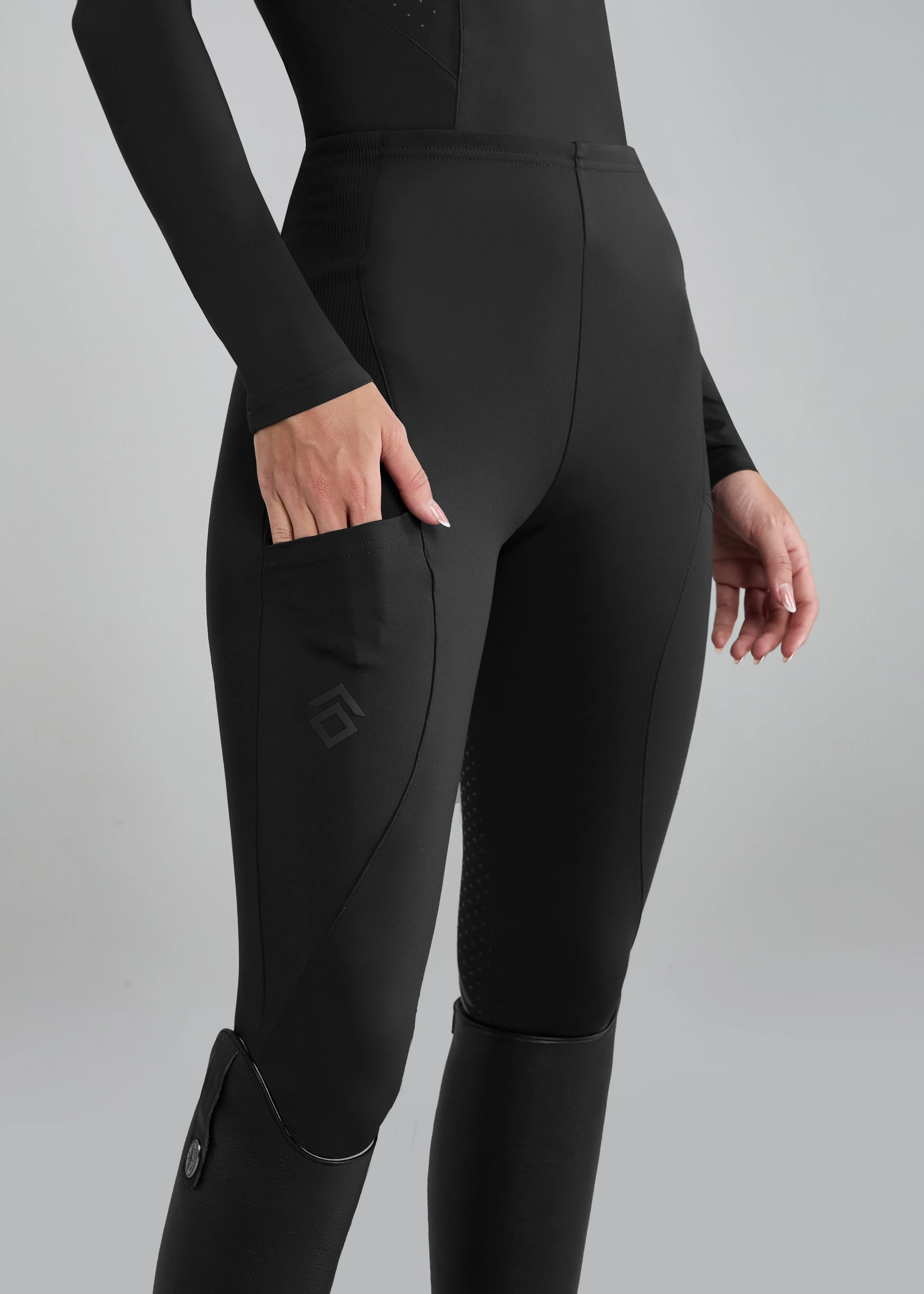 Black Petite Core Full Seat Leggings