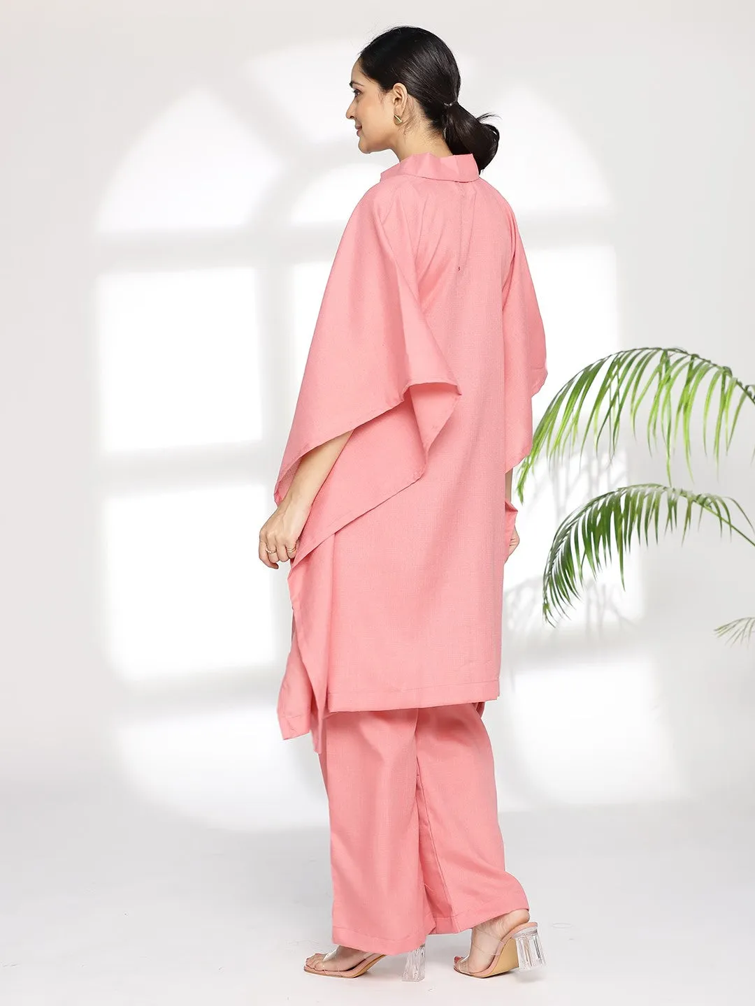 Blush CottonSlub ShirtKurta