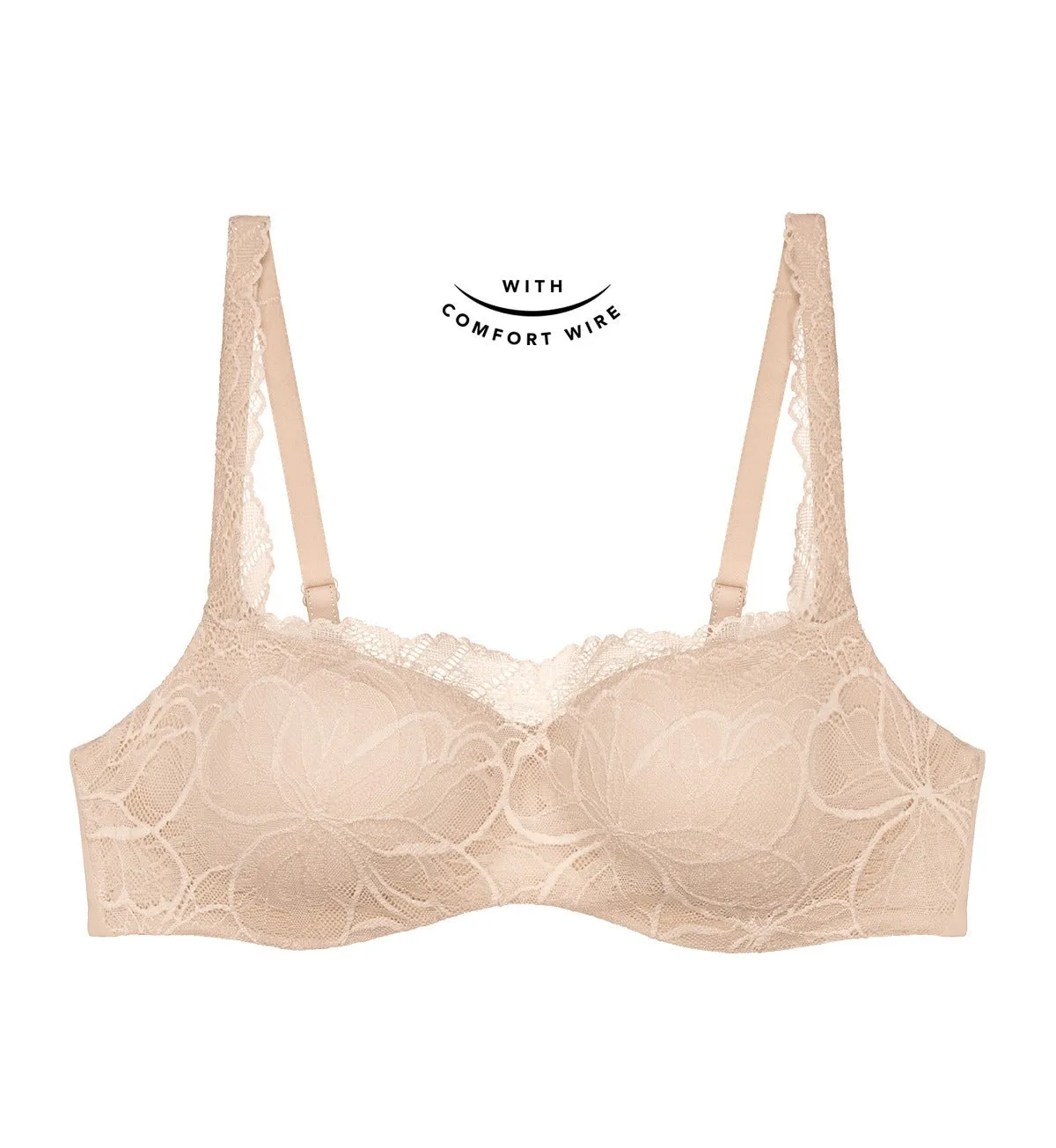 BODY MAKE UP ILLUSION LACE BALCONETTE BRA