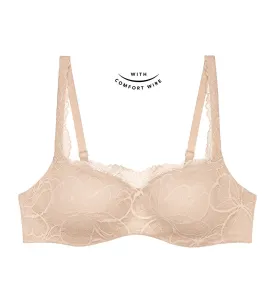 BODY MAKE UP ILLUSION LACE BALCONETTE BRA