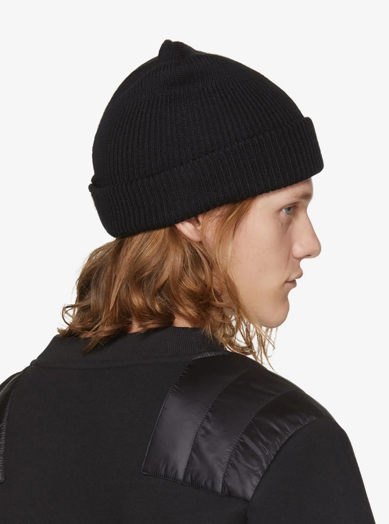 Brushed Basic Beanie in Black