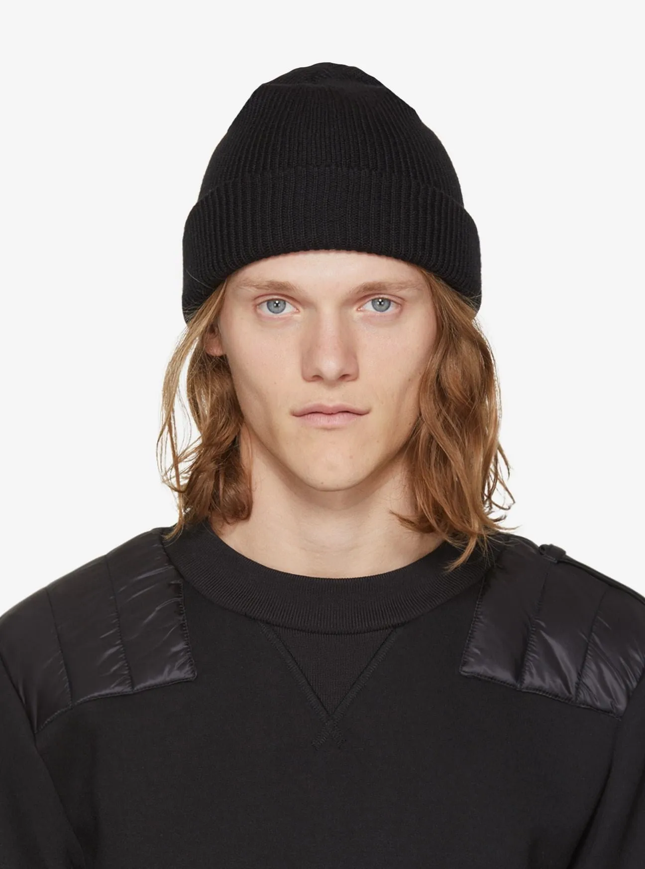 Brushed Basic Beanie in Black