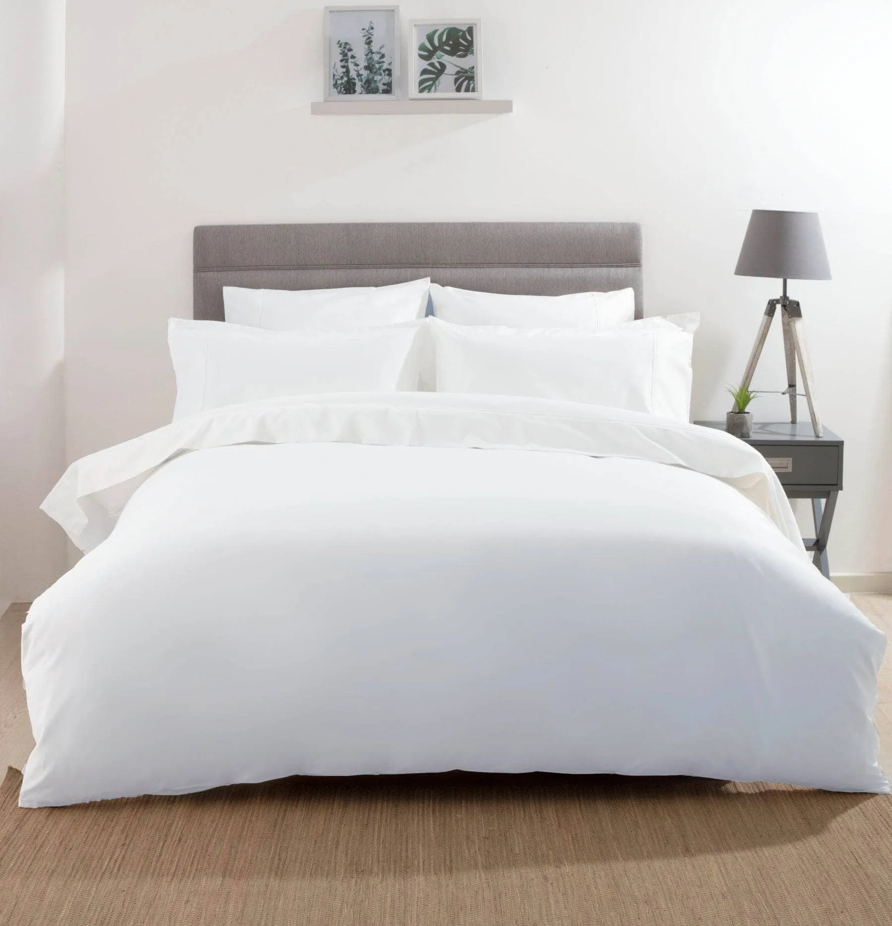 Brushed Cotton Pillowcase Pair - White