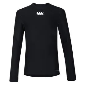 Canterbury Thermoreg Long Sleeve Kids Baselayer Top - Black