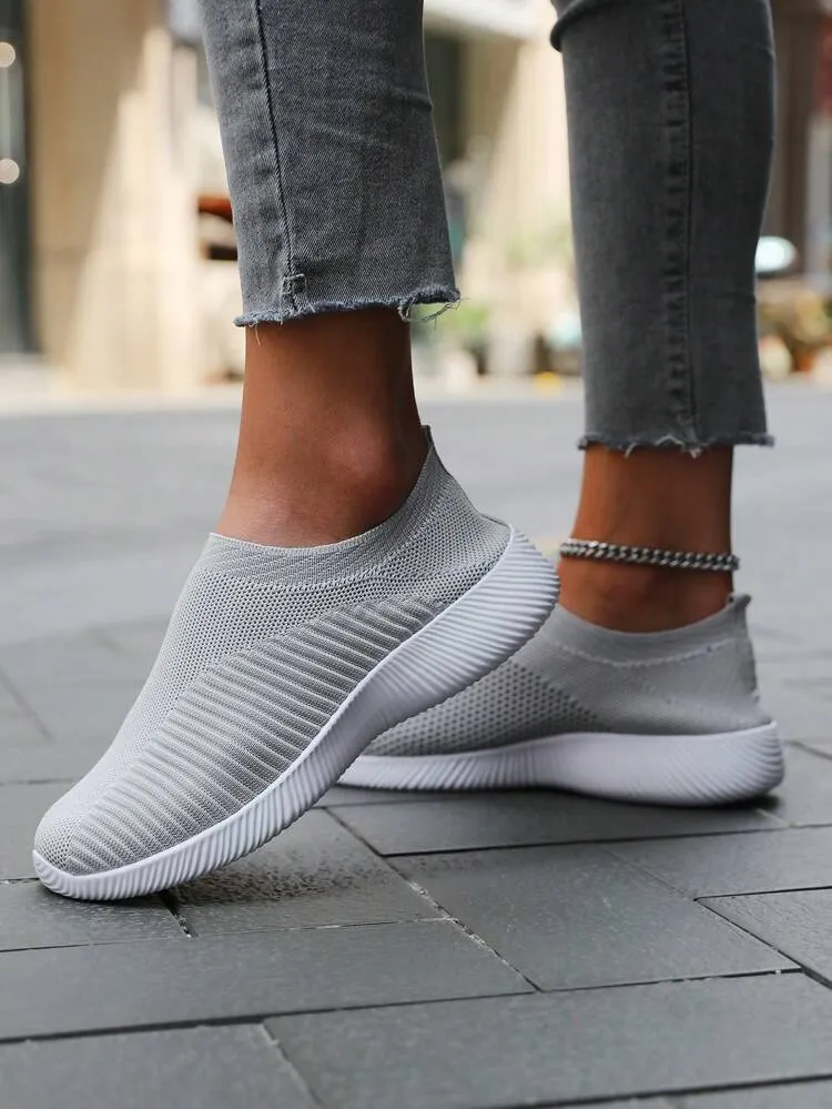 Casual Lightweight Breathable Slip-On Sneakers