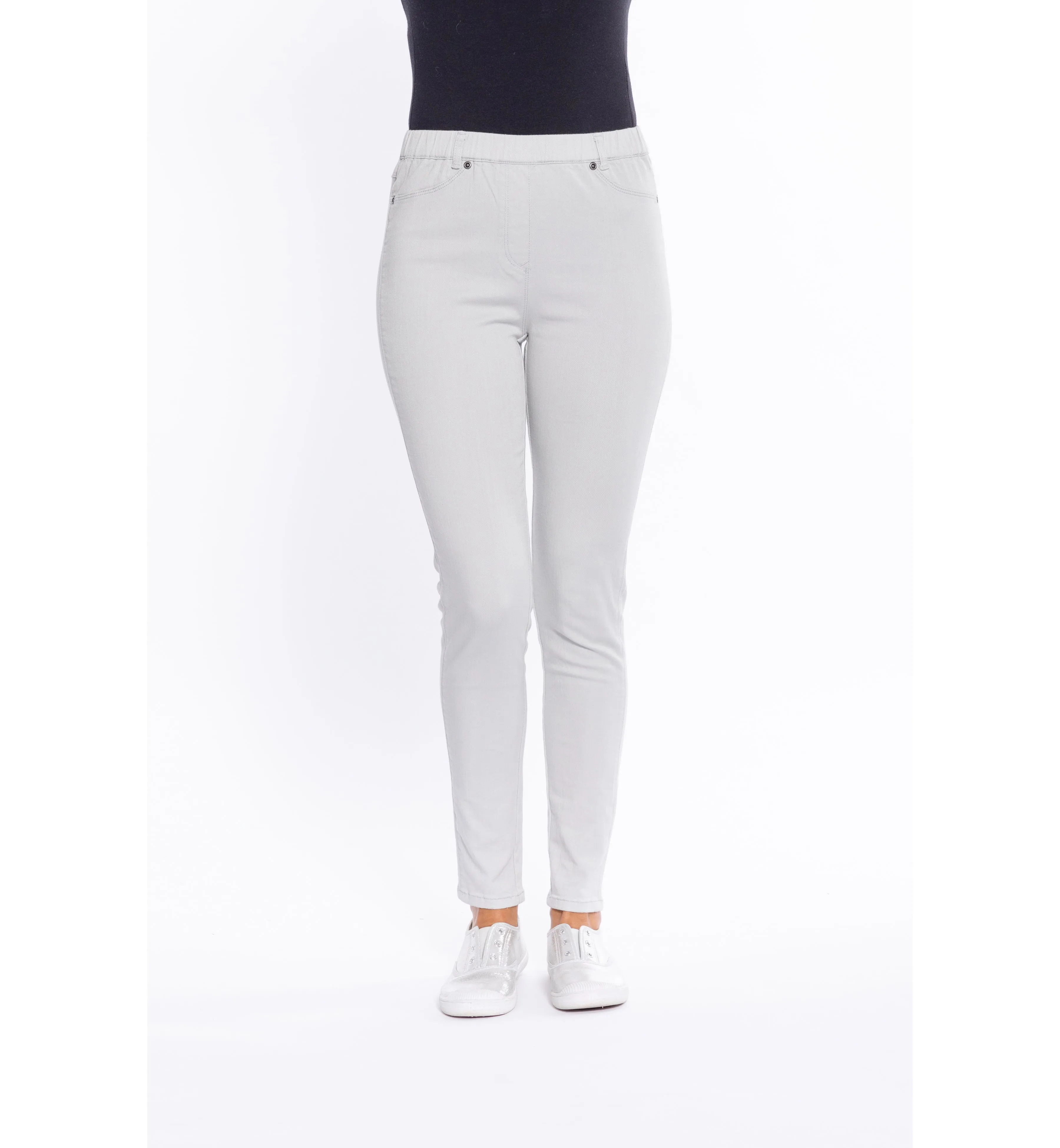 Classic Jeggings by Cafe Latte - Stone