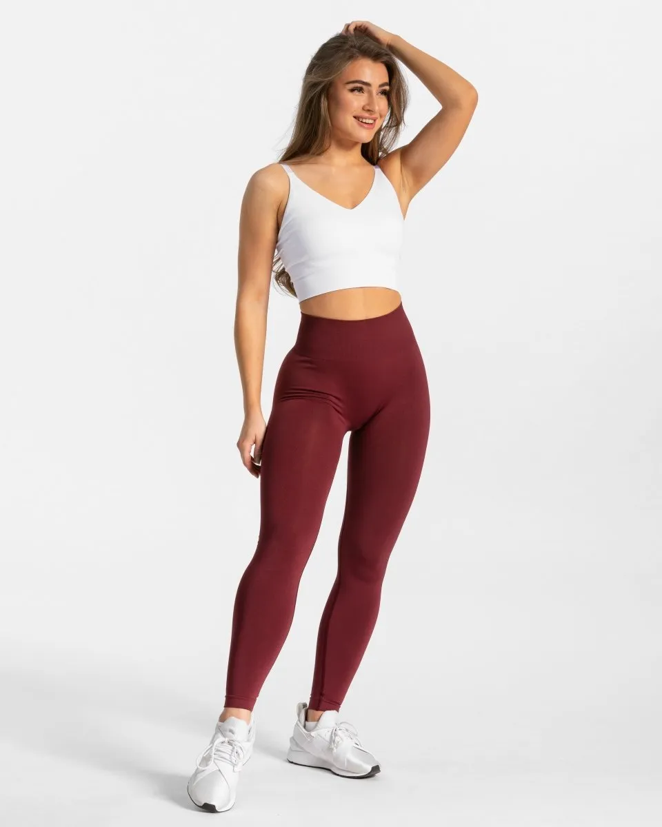 Classy Leggings "Weinrot"