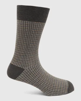 Cotton Dark Grey Socks - Tauro