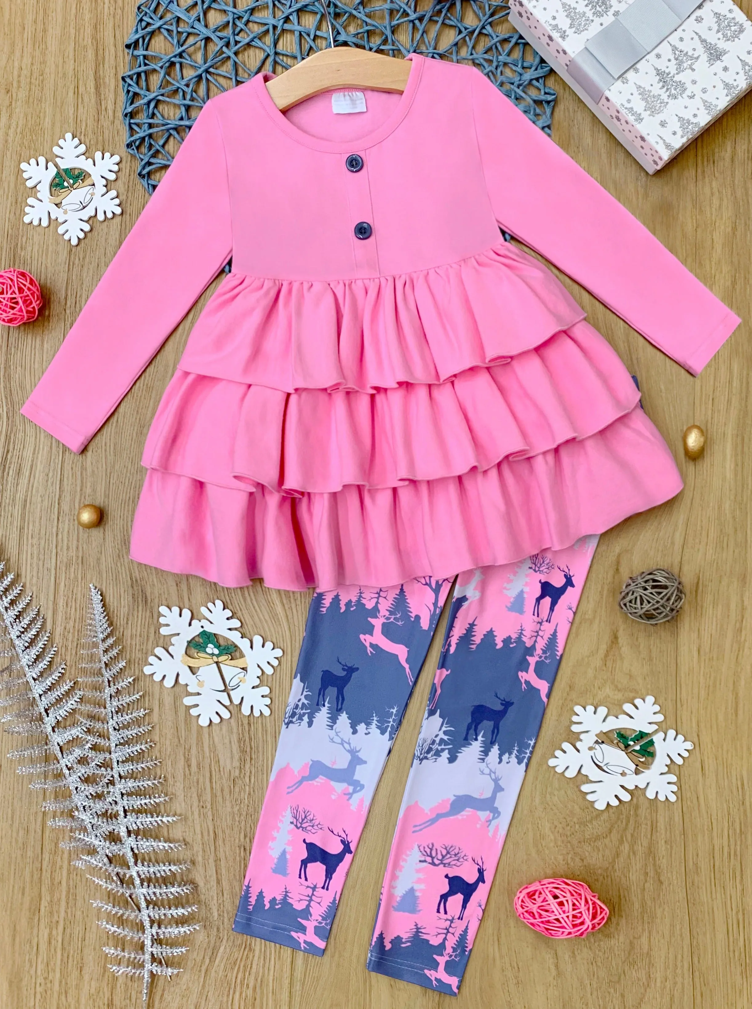 Deer-lightfully Cute Legging Set