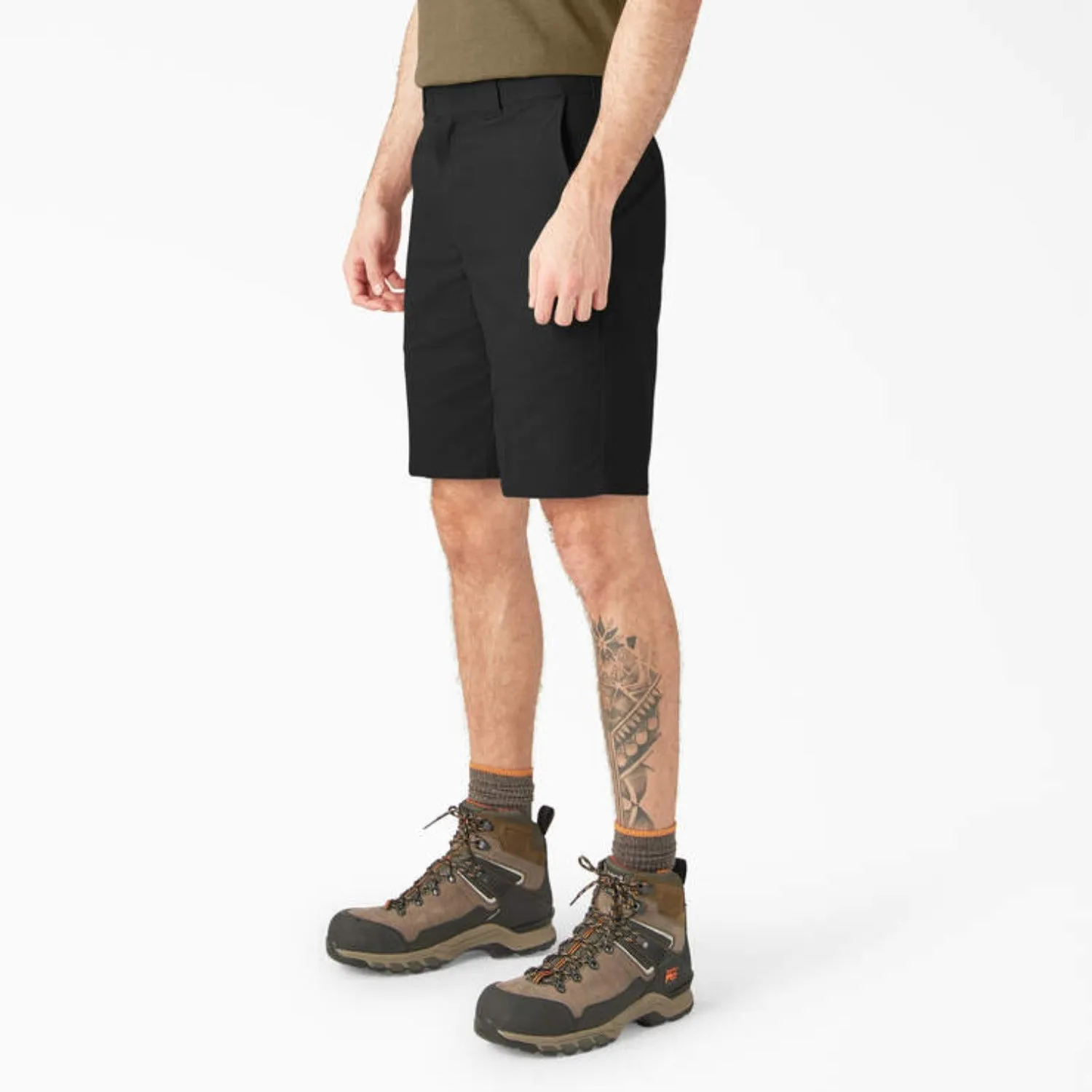 Dickies Men's Flex Relaxed Fit 11" Twill Work Short