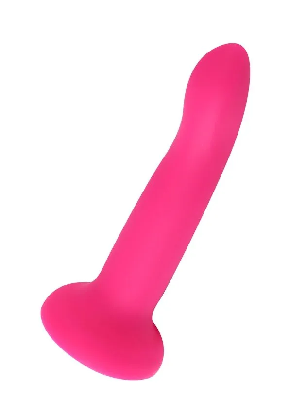 Dilly Hue Smooth Flexible Dildo Rose 20 cm