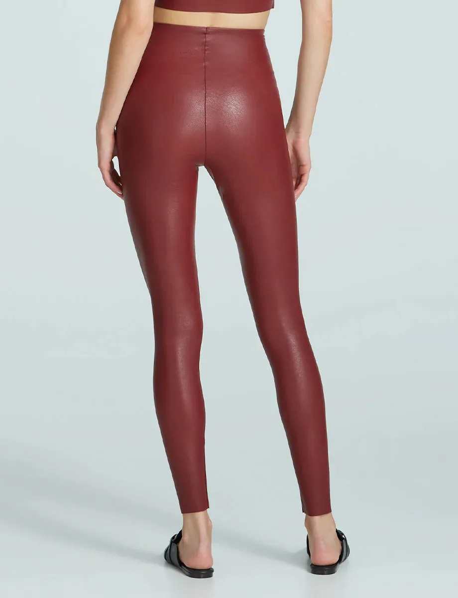 Faux Leather Legging