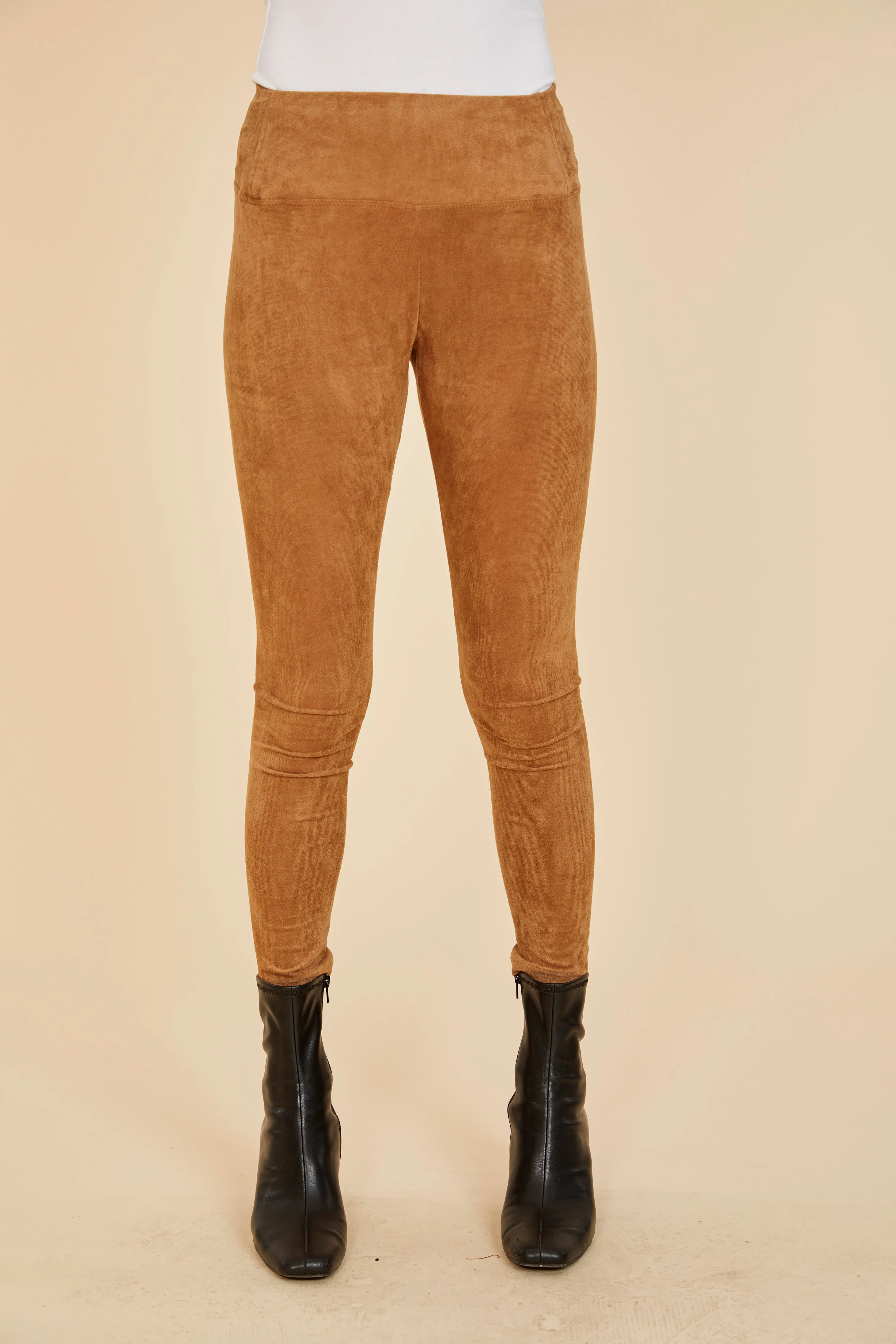 Faux Suede Leggings