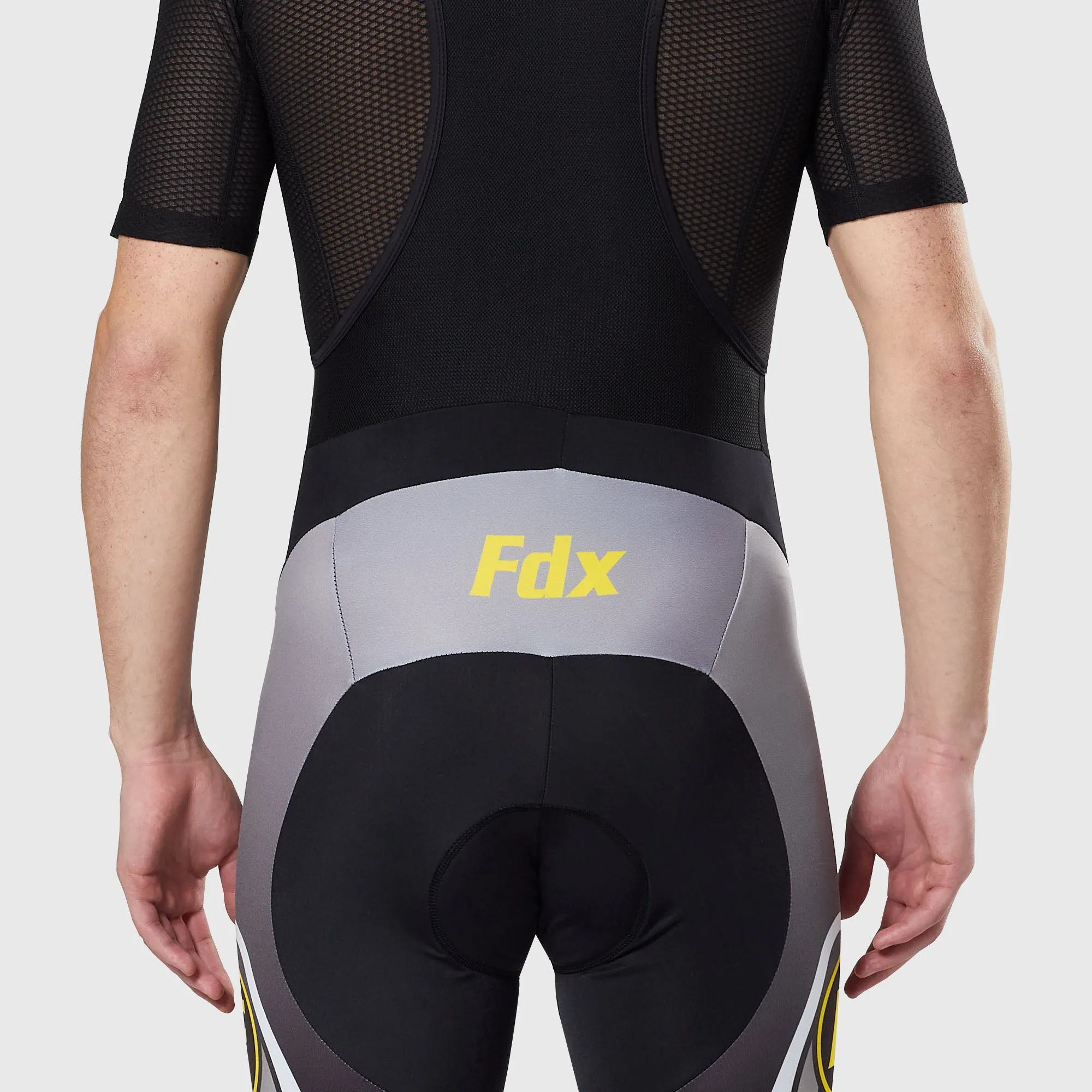 Fdx Men's & Boy's Set Signature Thermal Roubaix Long Sleeve Cycling Jersey & Bib Tights - Yellow