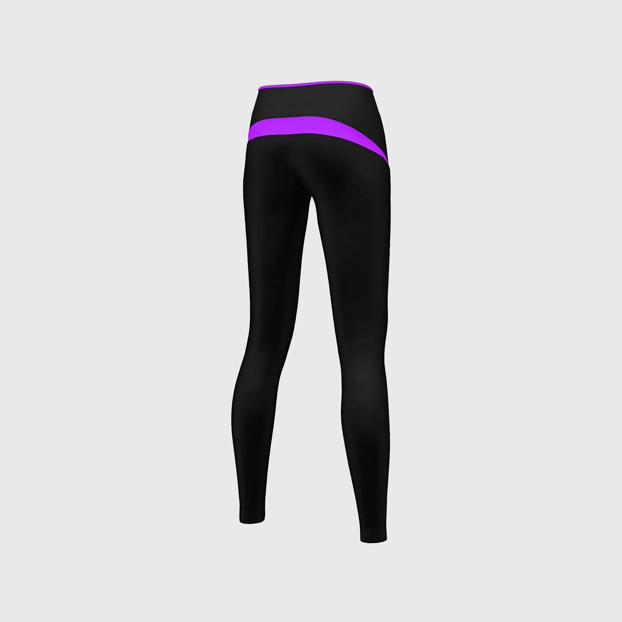 Fdx P2 Purple Women's & Girl's Thermal Base Layer Winter Compression Leggings