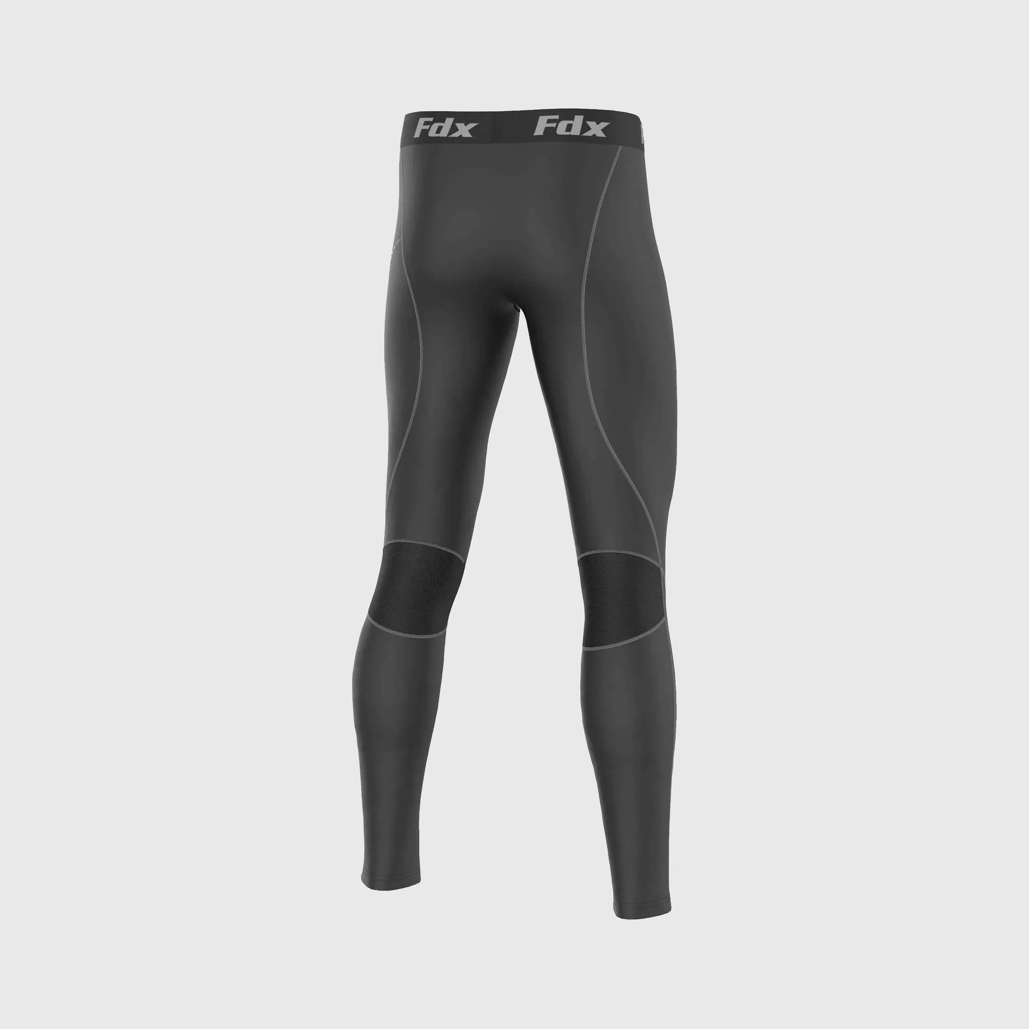 Fdx Recoil Grey Men's & Boy's Compression Winter Base Layer Leggings