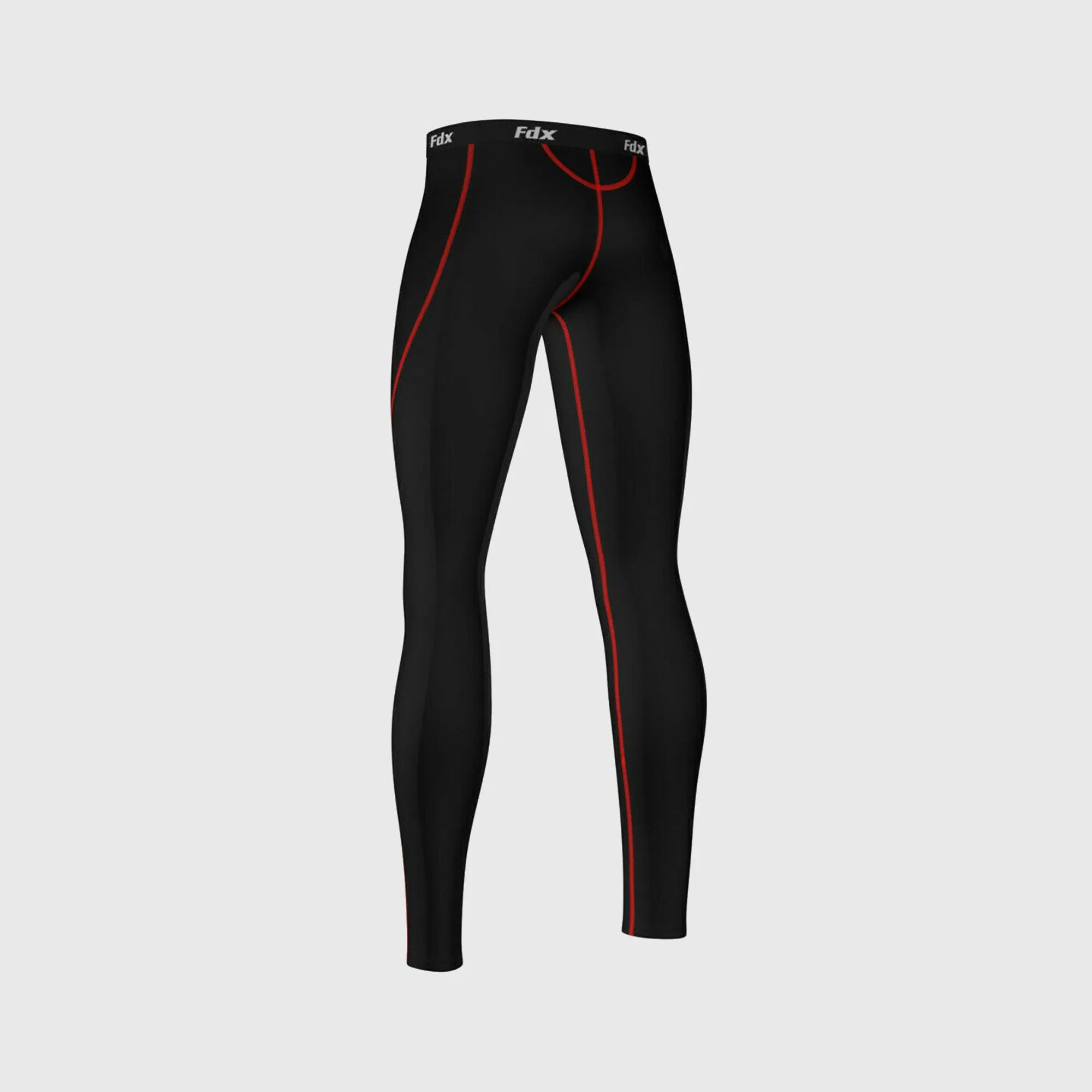 Fdx Thermolinx Red Men's & Boy's Winter Compression Tights