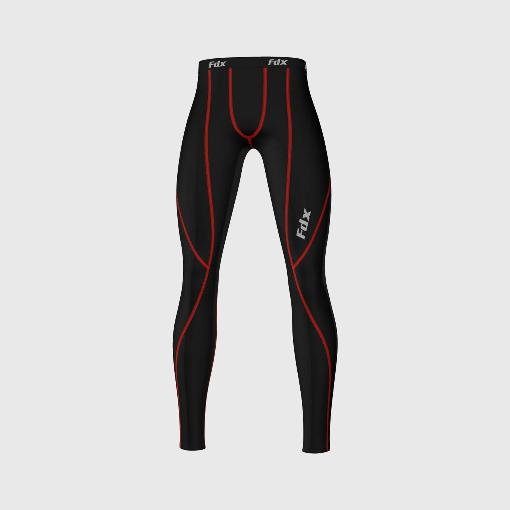 Fdx Thermolinx Red Men's & Boy's Winter Compression Tights