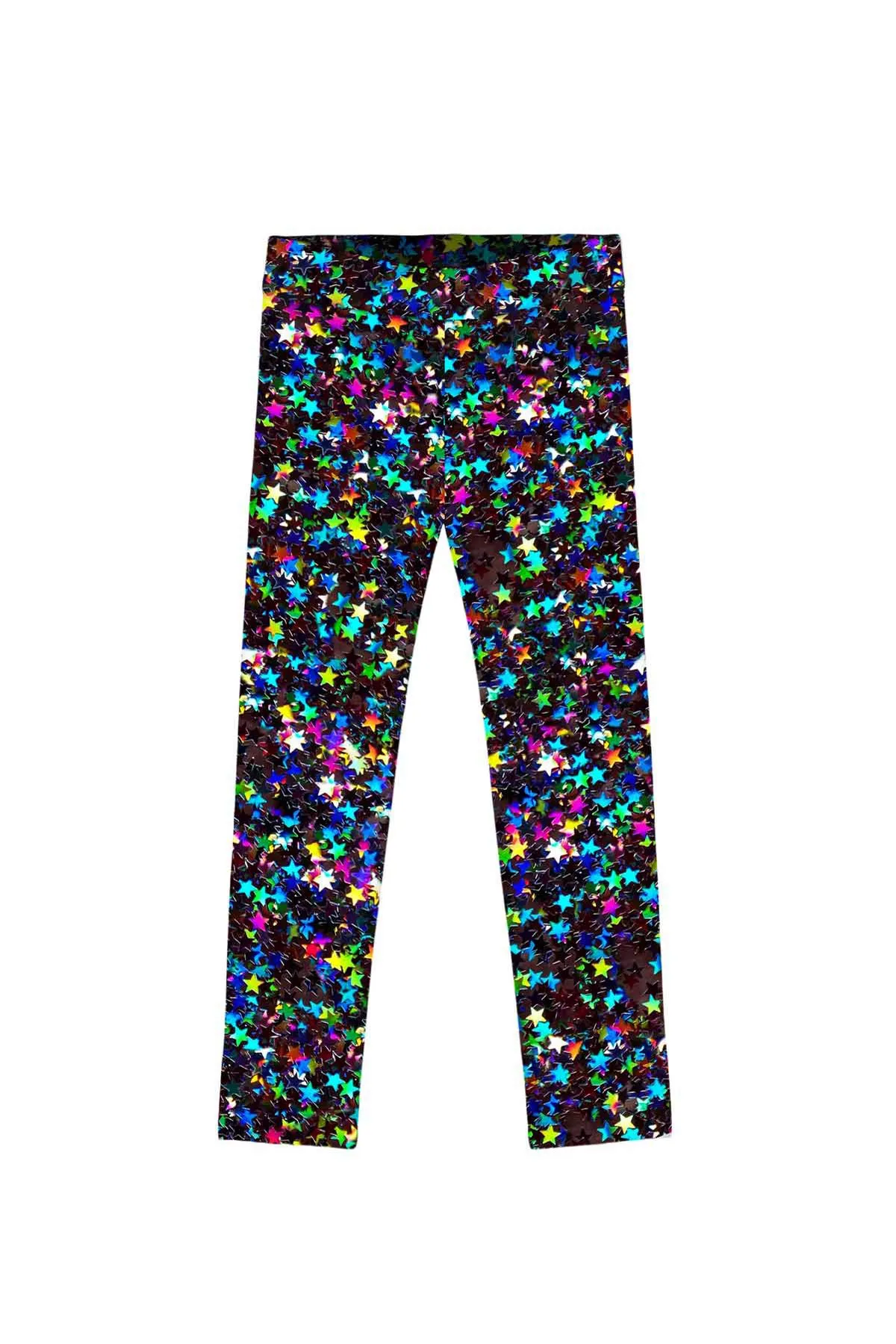 Fireworks Lucy Cute Colorful Stars Printed Leggings - Kids