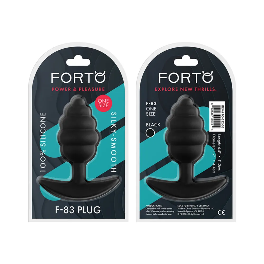 Forto F-83: Honey Dipper Plug 100% Silicone