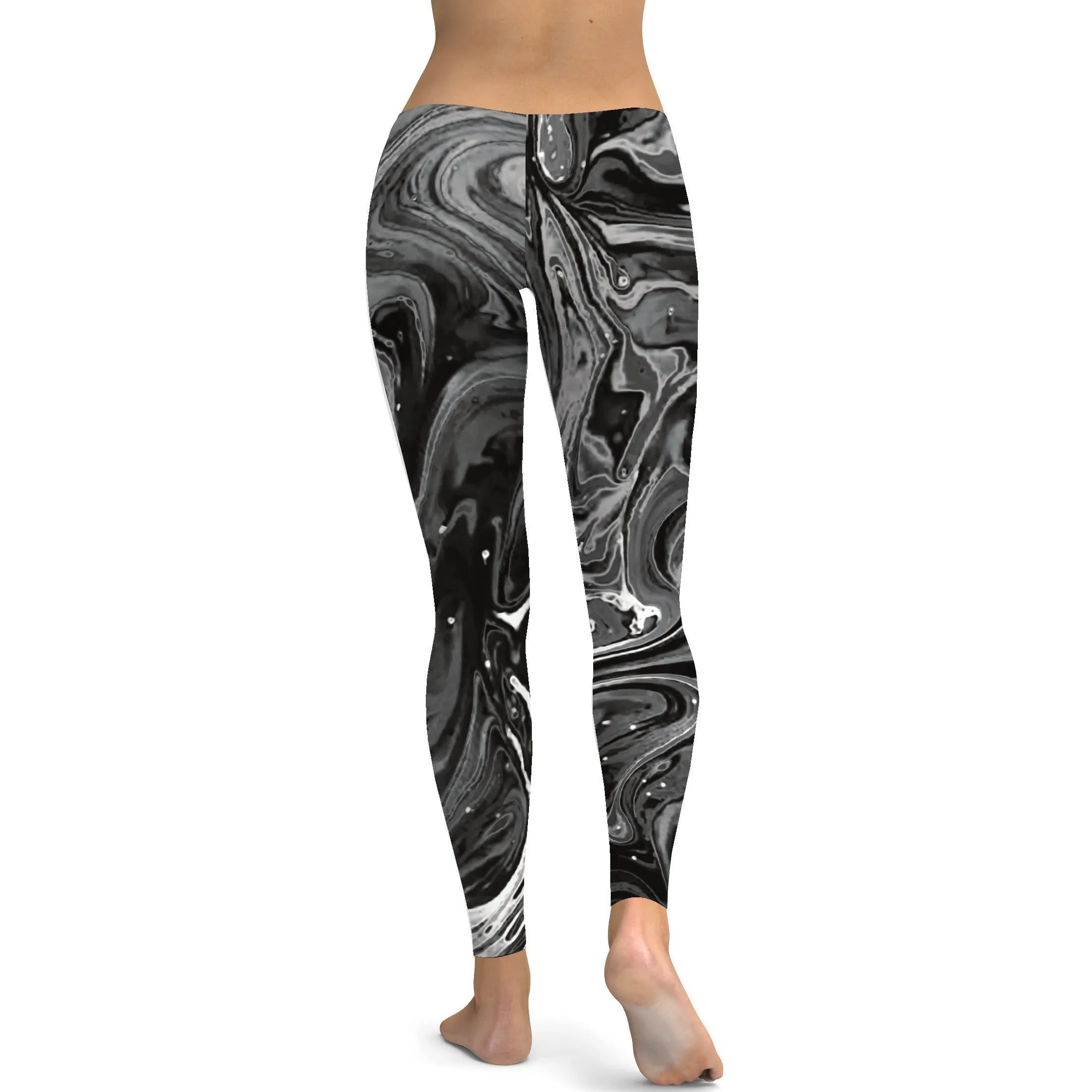 Grey Swirl Leggings