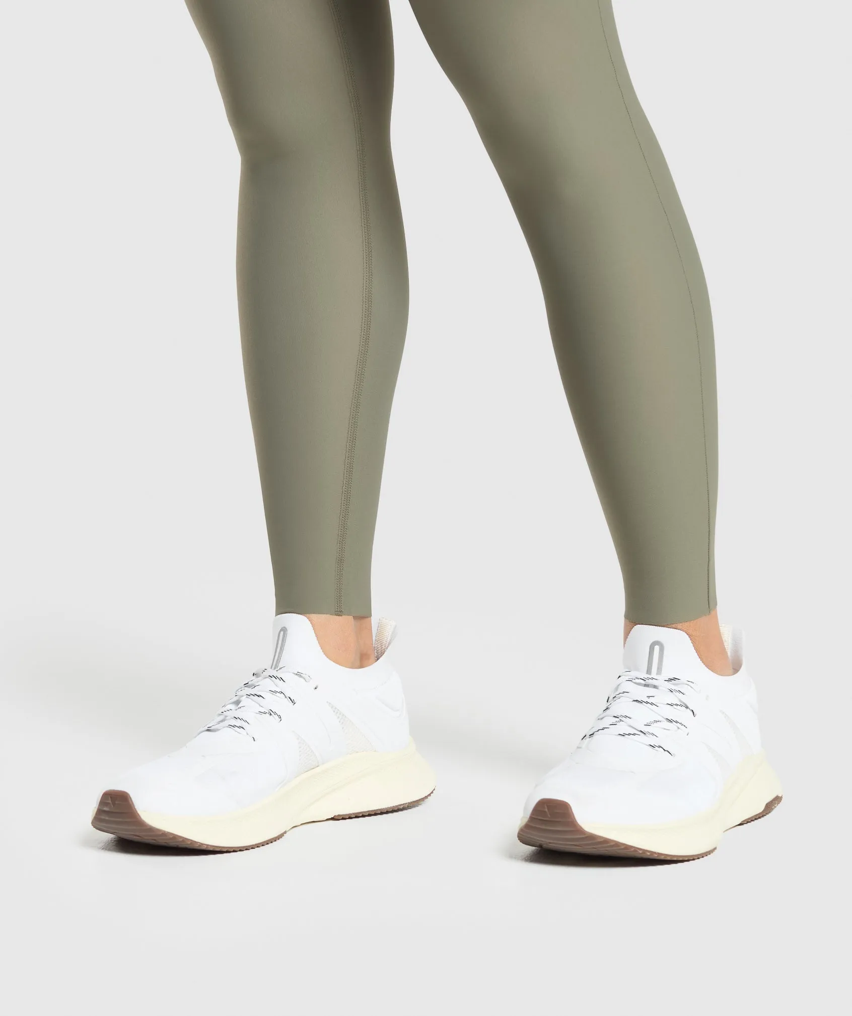 Gymshark Raw Cut Legging - Base Green