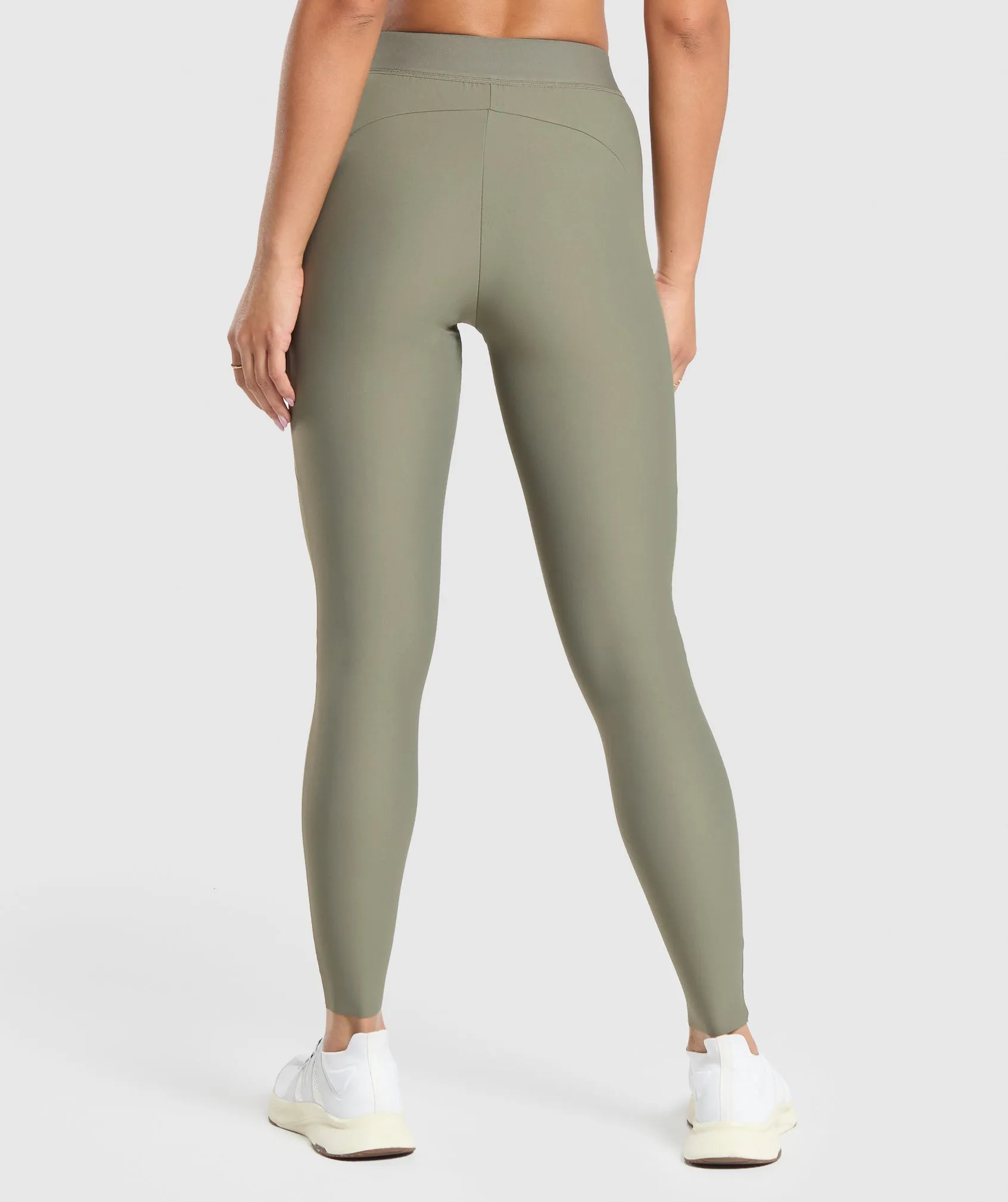 Gymshark Raw Cut Legging - Base Green