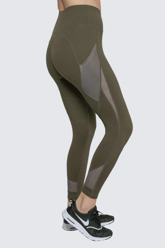 INNER ZEN ARMY GREEN LEGGINGS