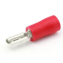 Insulated 2.8mm Female Spade Terminal - 0.5-1.5mm² Cable (Red) Pack of 100