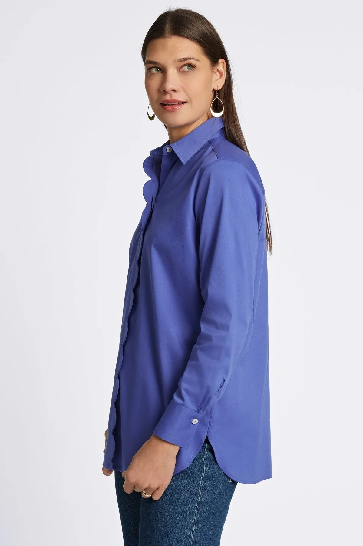 Layla Stretch Matte Sateen No Iron Tunic